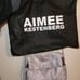 Aimee Kestenberg iridescent metallic light purple silver Bali crossbody bag