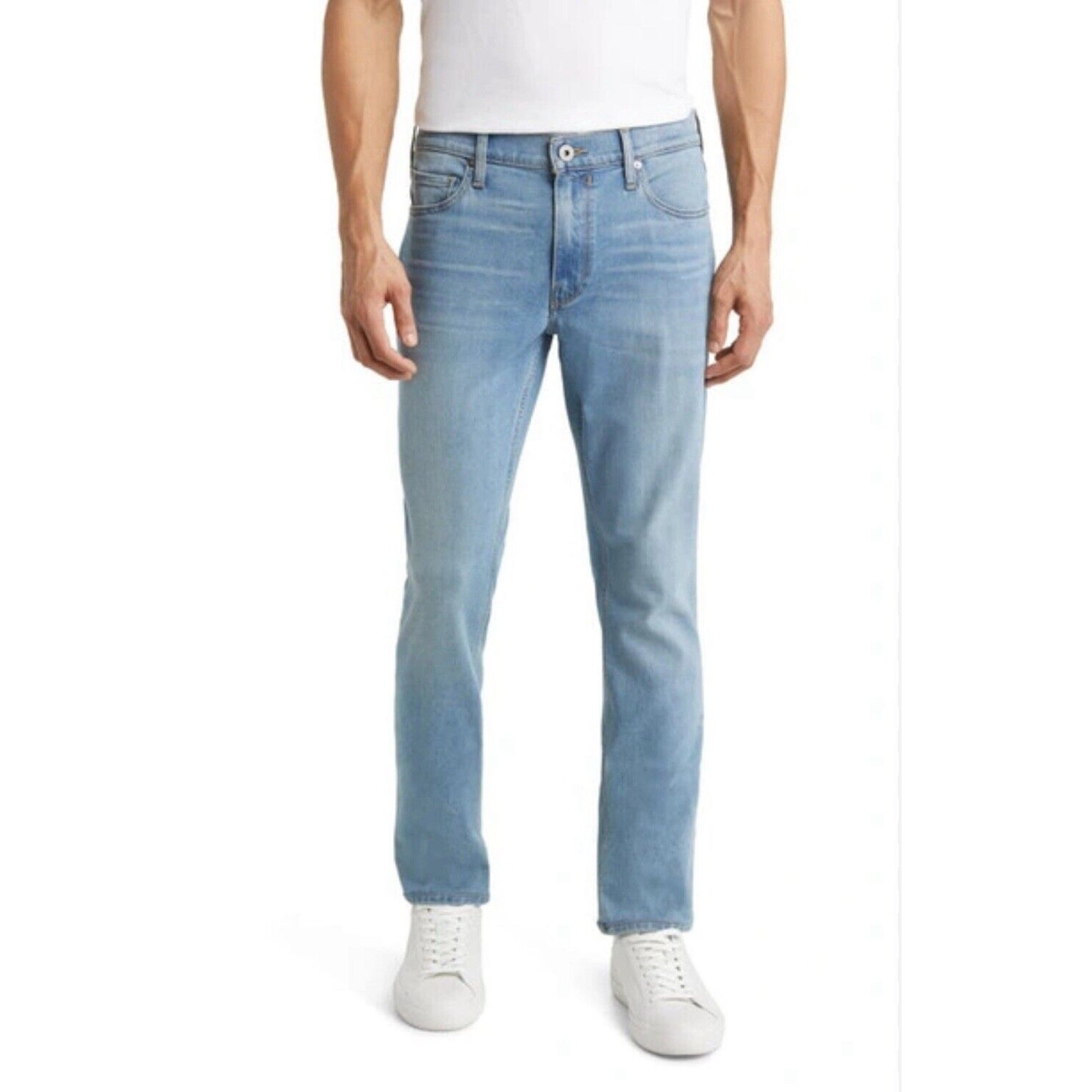 NWT PAIGE Men’s Size 29 Lennox Transcend Slim Fit Jeans in Fischer Wash 199