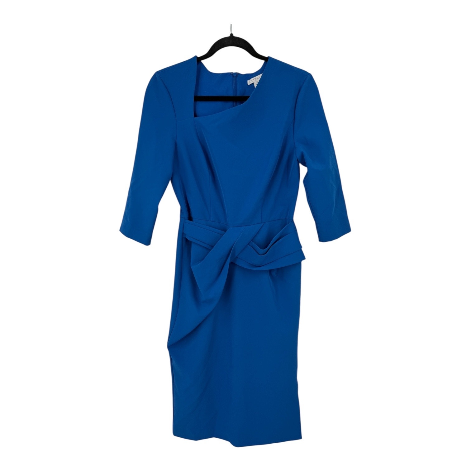 Kay Unger Dress Alexa midi blue size 6
