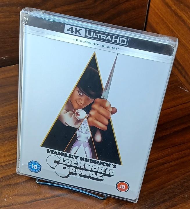 A Clockwork Orange Steelbook (4K) (U.K IMPORT) w/PROTECTIVE SLEEVE-NEW-Free S&H