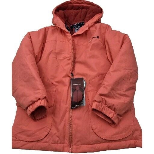 Swiss +Tech 3 In 1 Jacket Girls Size S 6/6X Warm Jacket W Removable Liner AT-321