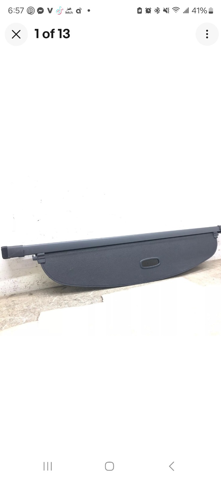 Kia cargo shade