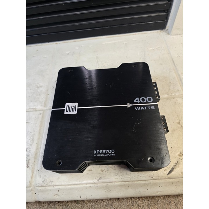 Dual Electronics XPE2700 Car Power Amplifier 2-Channel 400W UNTESTED