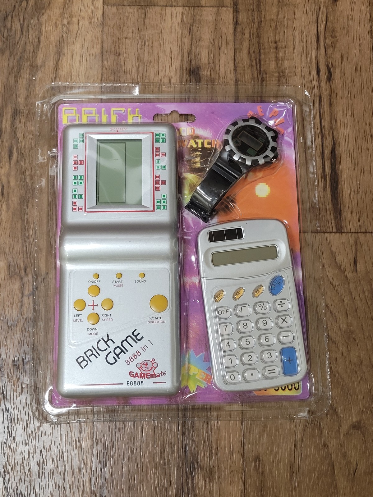 Nwt! Vintage Talking Brick Game Set Super Handheld Electronic Game 8888 in 1.