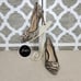 Ann Taylor NWOT Adria Brown & Cream Half Calf Stone Zebra Print Pump Size 5M