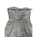 BCBGMAXAZRIA Womens Trudy A Line Dress Metallic Cream Silver Strapless Sz 4 NWOT