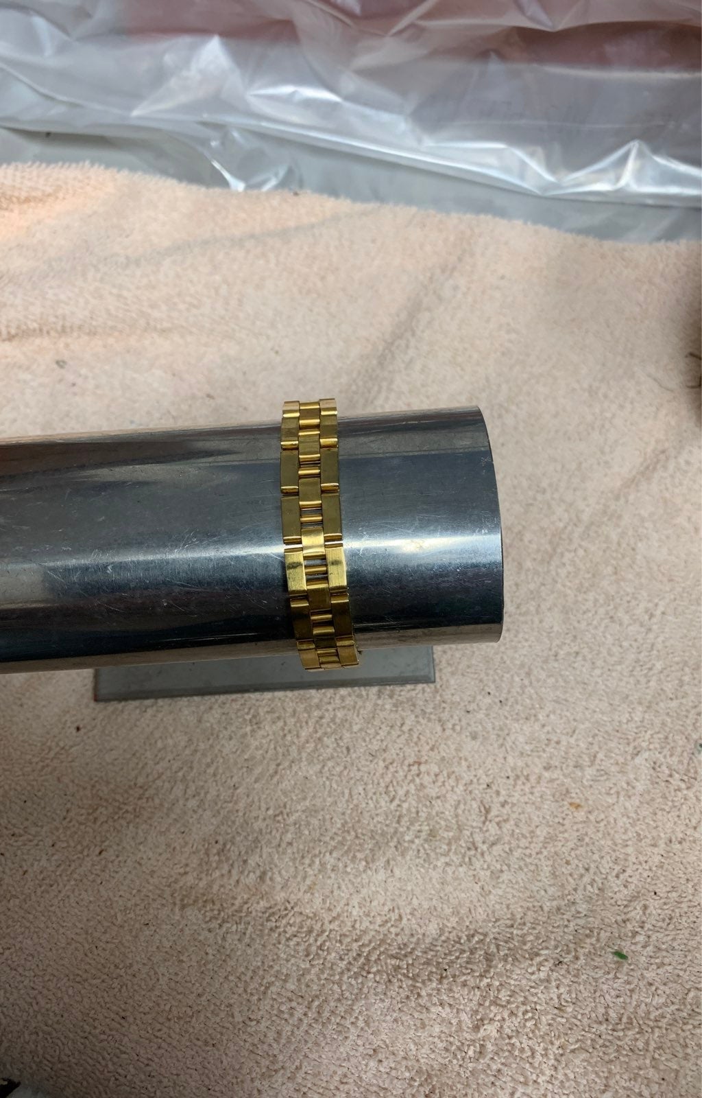 Goldtone Stainless Steel Bracelet