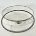 Chantal Enamel On Steel White Roaster Pan Dutch Oven Oval Dome Glass Lid # OV30