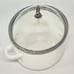 Chantal Enamel On Steel White Roaster Pan Dutch Oven Oval Dome Glass Lid # OV30