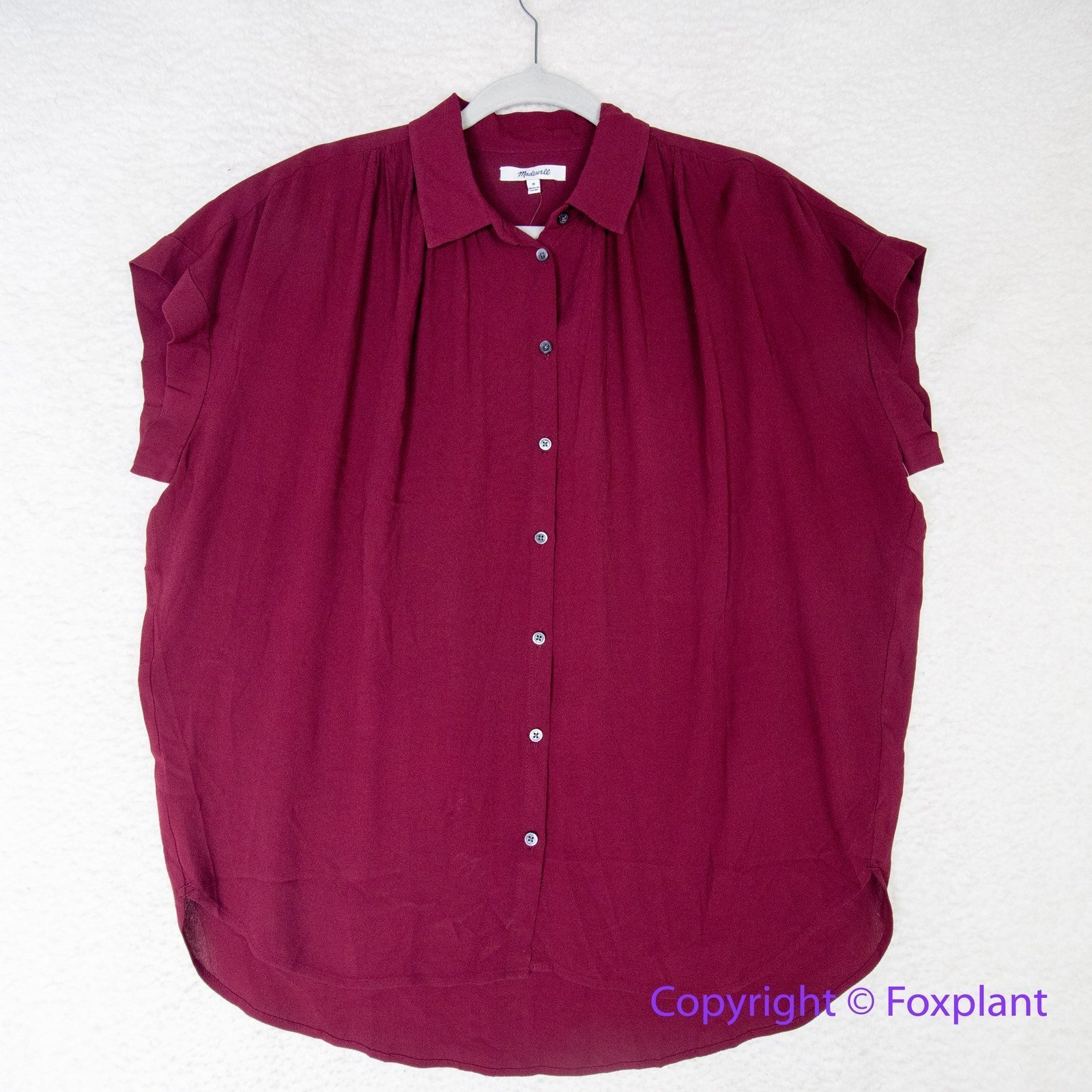 New! Madewell Central Drapey Shirt, size M