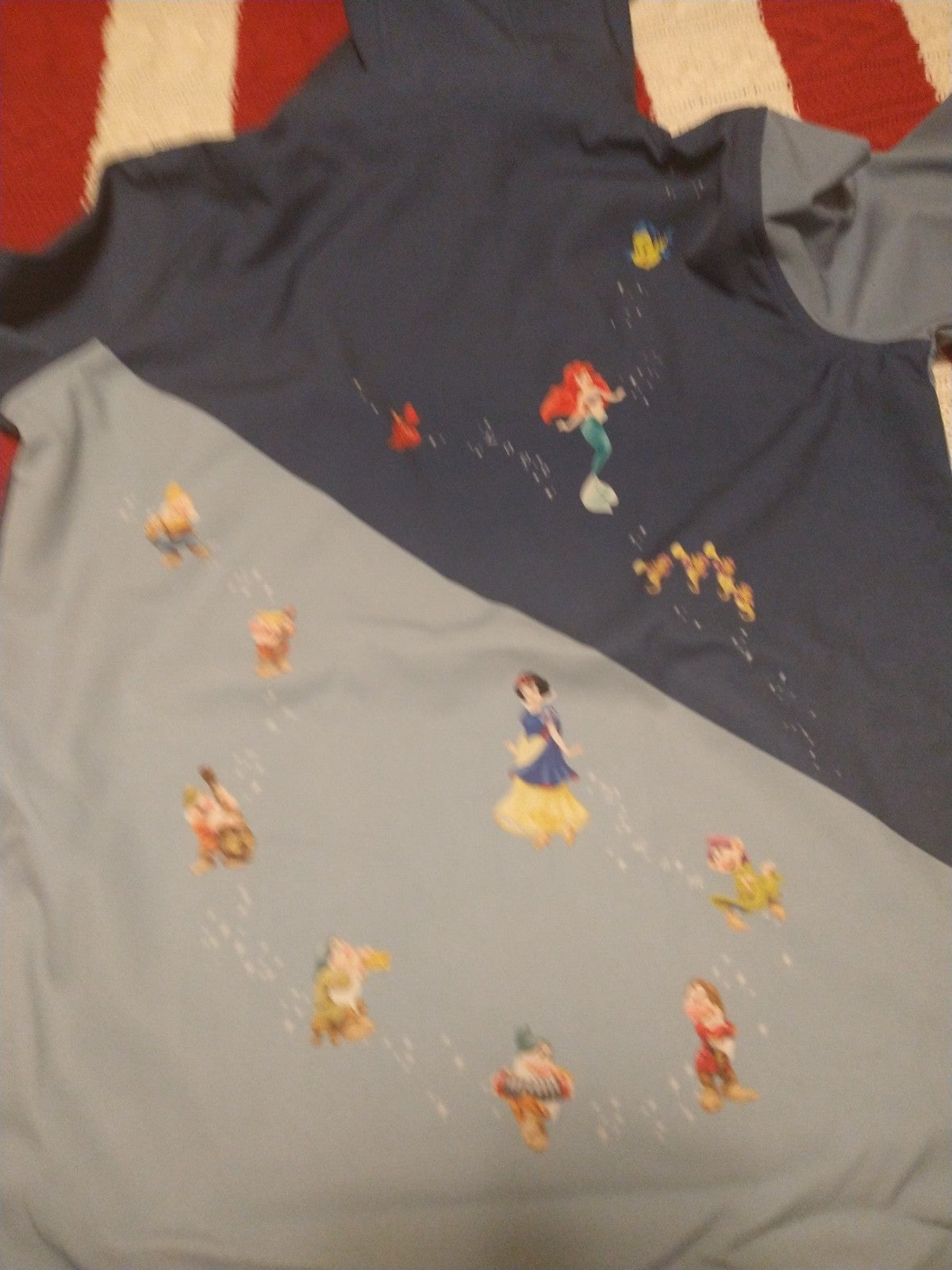 New Without Tag, Disney Character hoodie,blue girls rain coat, size large,