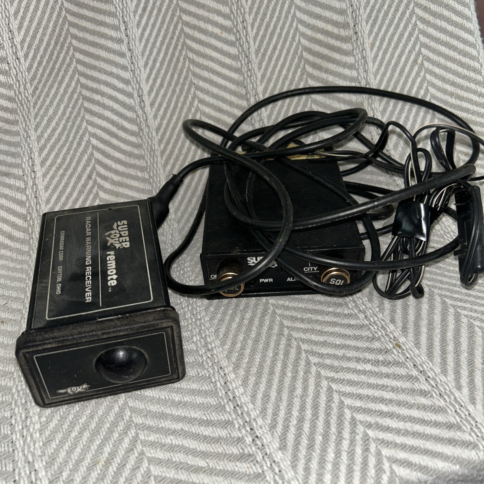 Vintage Super Fox Super Heterodyne Radar Detector Set Module Set D3