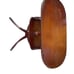 Vintage Brandt Mahogany Oval Shaped Two Tier Side Table