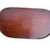 Vintage Brandt Mahogany Oval Shaped Two Tier Side Table