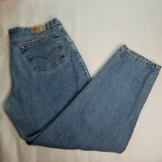 vintage 90s LEVIS 545 Loose Work Worn Jeans Mens 42x32 distressed grunge baggy