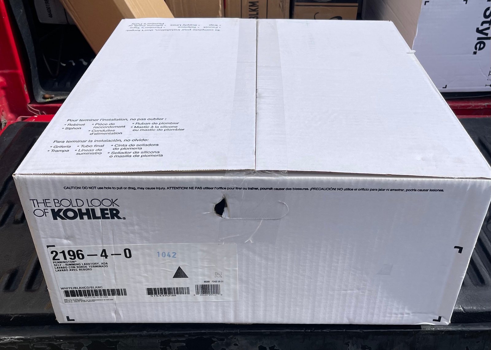 Kohler drop in sink