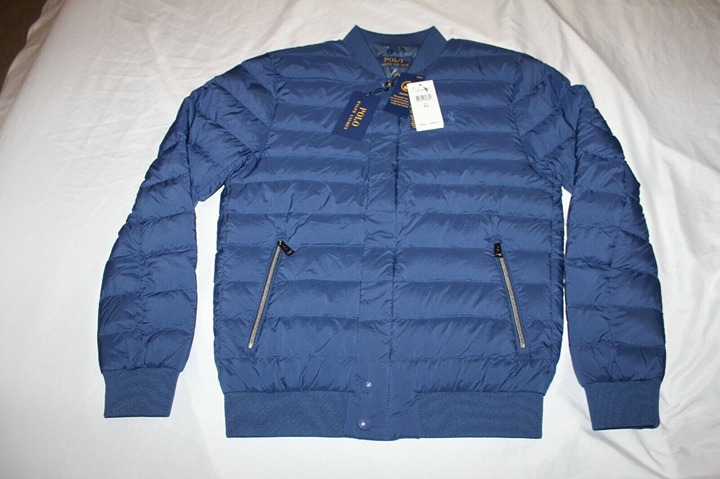 Polo Ralph Lauren Packable Bomber Puffer Jacket Size X-Small Msrp 298