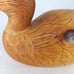 VTG HEN MALLARD By George Tencich Wood Duck Decoy 80s Hand Carved Wooden 1988