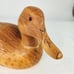 VTG HEN MALLARD By George Tencich Wood Duck Decoy 80s Hand Carved Wooden 1988
