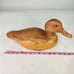 VTG HEN MALLARD By George Tencich Wood Duck Decoy 80s Hand Carved Wooden 1988