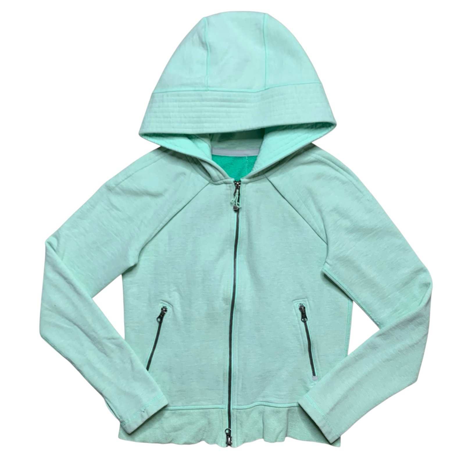 Lululemon Scuba Hoodie Full Zip Size 6 Mint