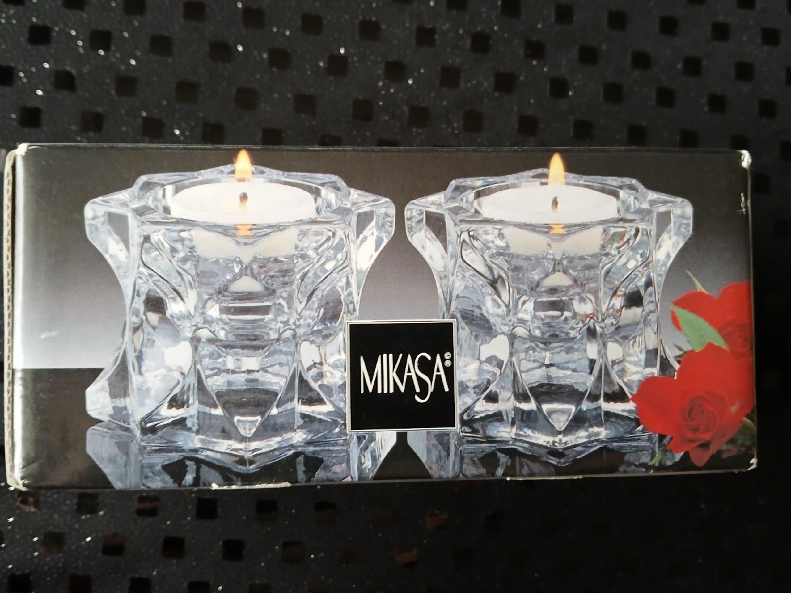 Mikasa votive/ candle holder NIB