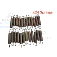 24 Copper 5.5 Trampoline Springs Galvanized Heavy-Duty Steel