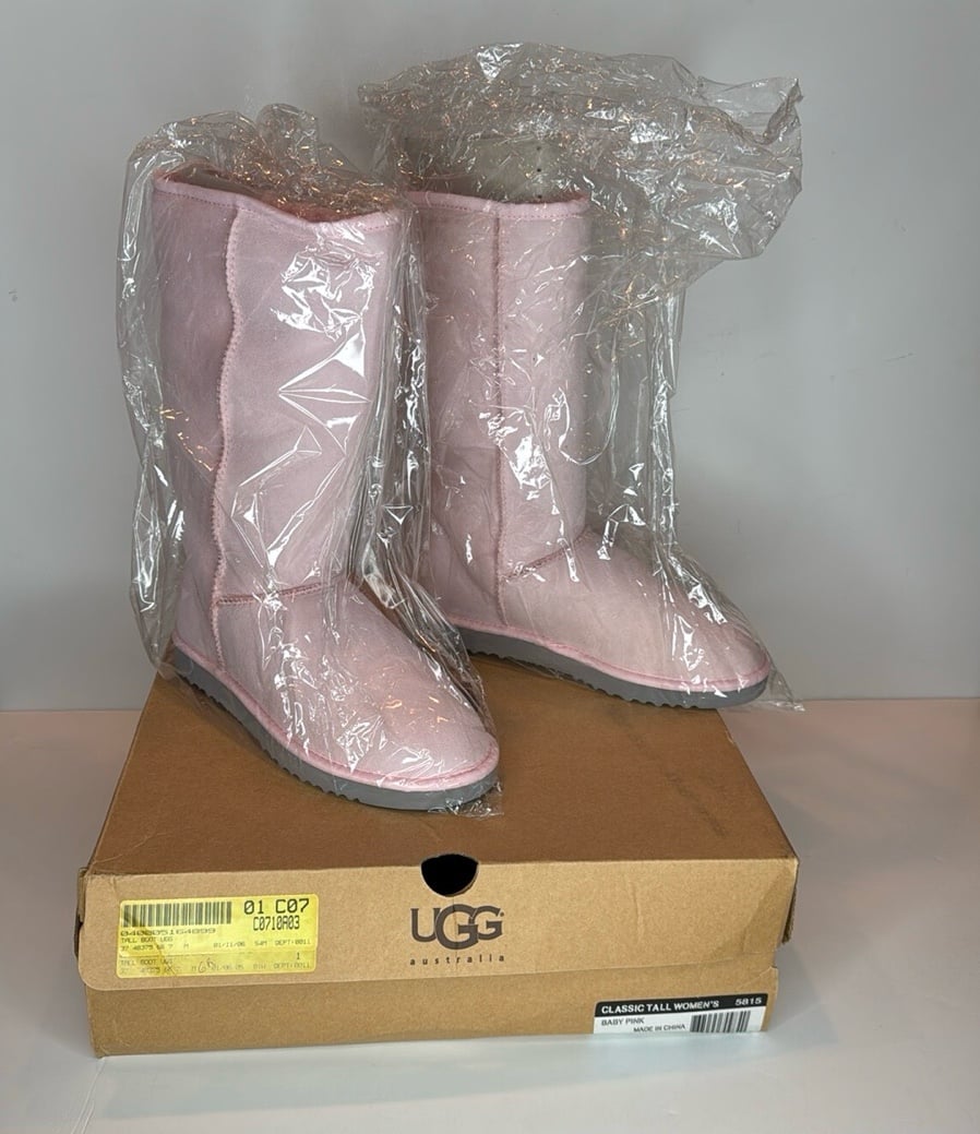 UGG classic tall baby pink boots