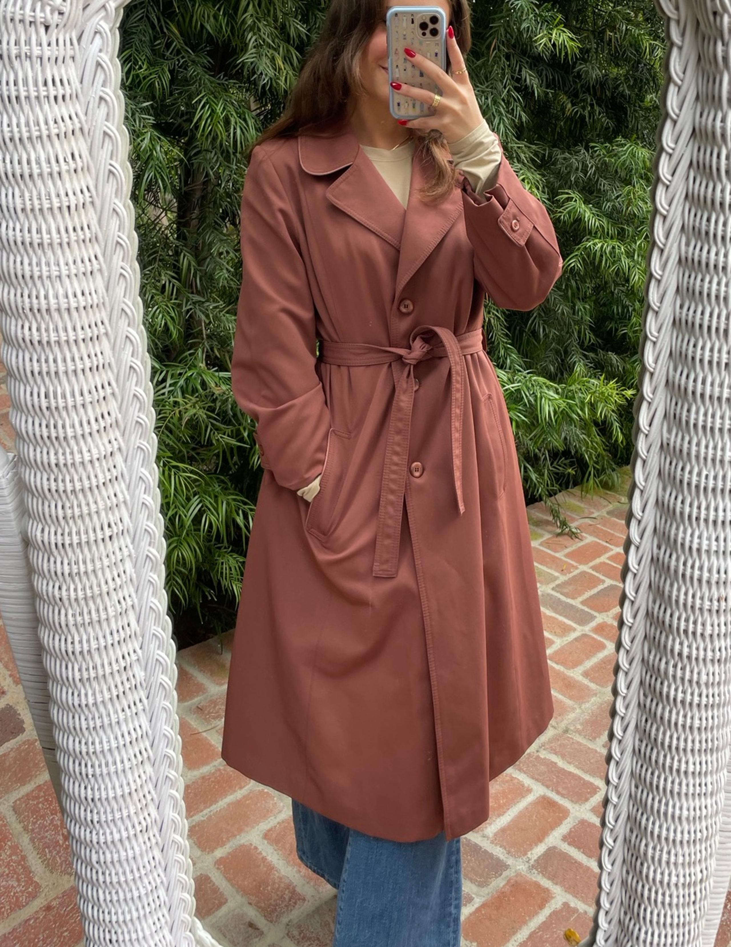 vintage 70’s forecaster of boston trench coat