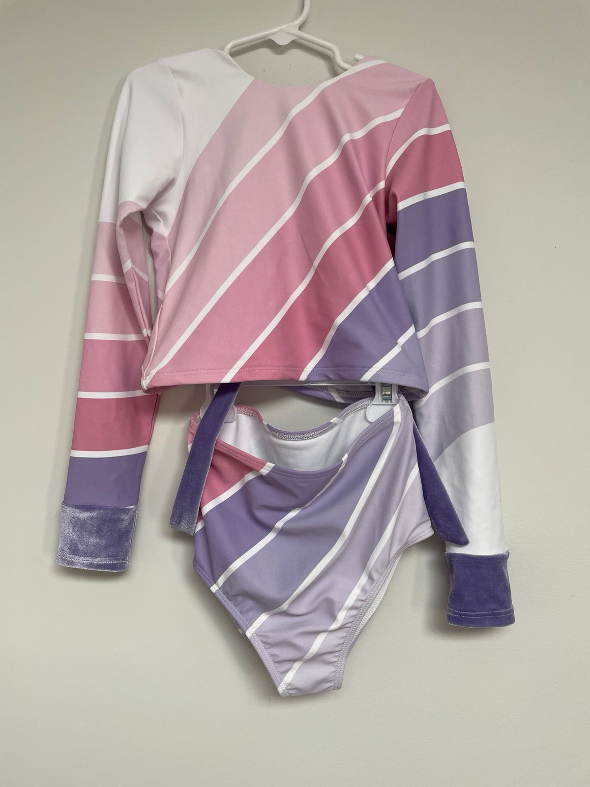 Pleiades Designs sister brand Saint Ida Soda Shop Two Piece Rash Guard size 9