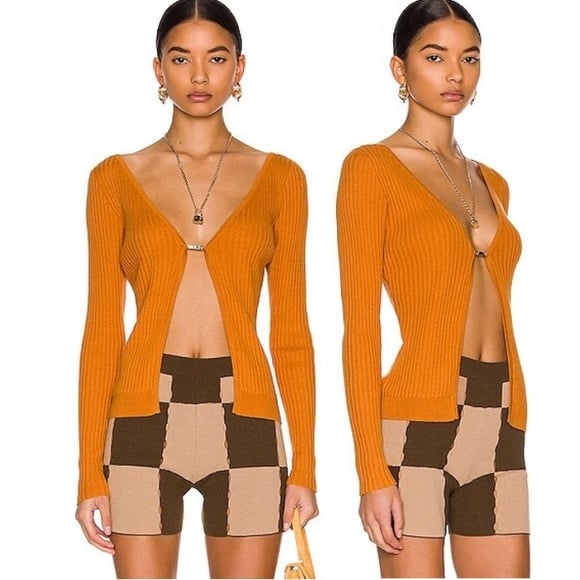 Atoir The Lori Sweater Top in Orange size Small