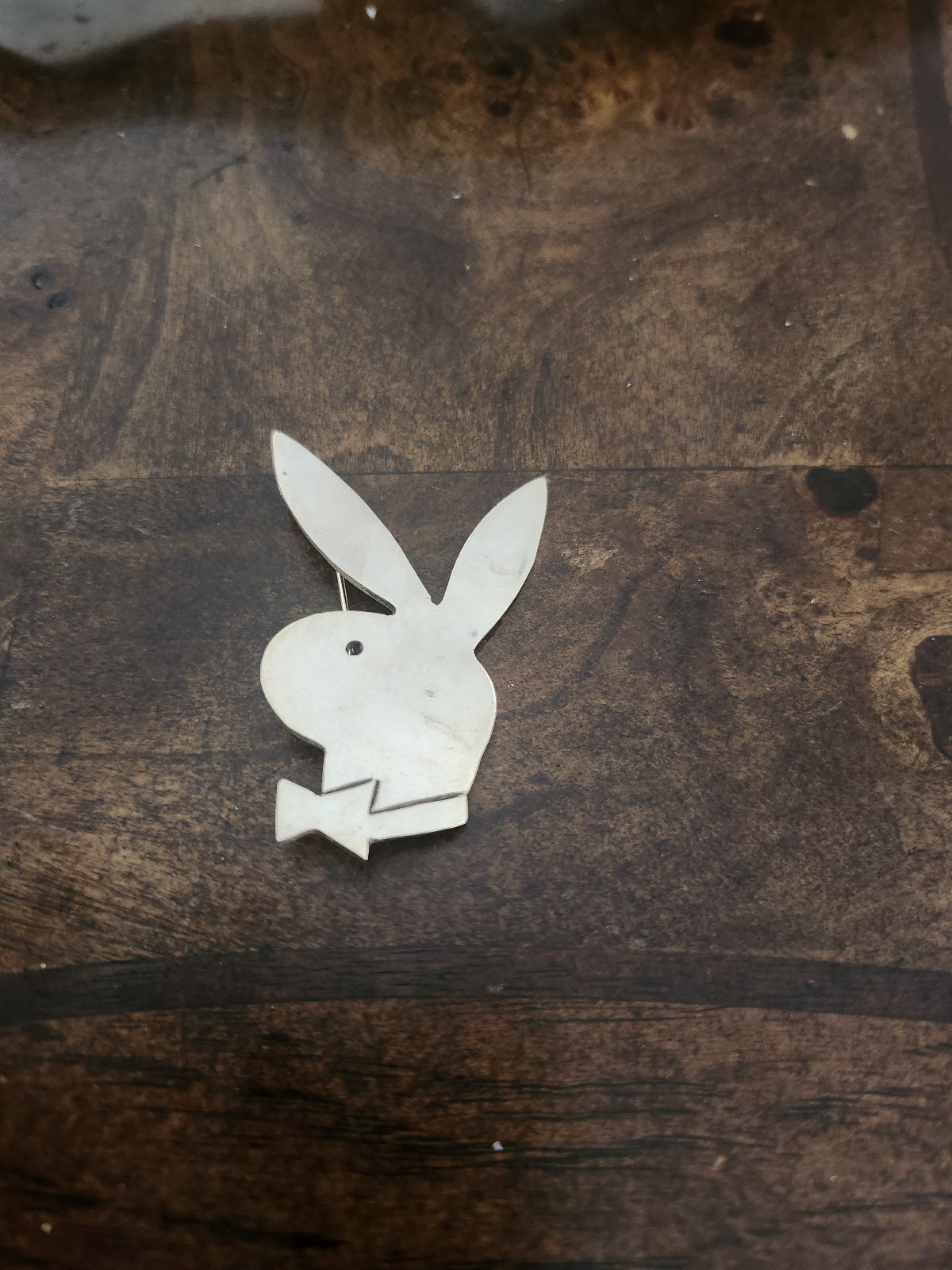 925 sterling silver Playboy bunny brooch