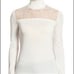 Classiques Entier Lace Sheer Sweater M