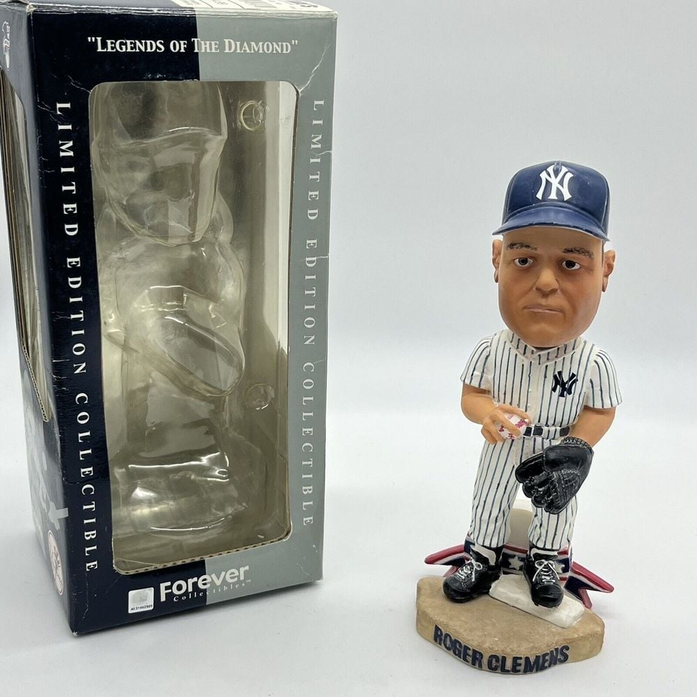 2002 Roger Clemens New York Yankees Forever Collectibles Bobblehead 22
