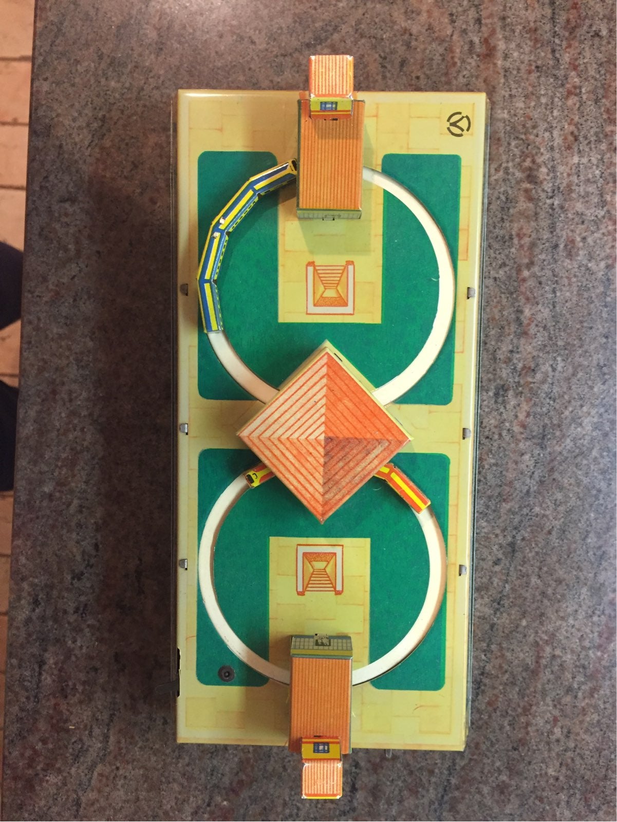 Vintage Toy Train Station USSR