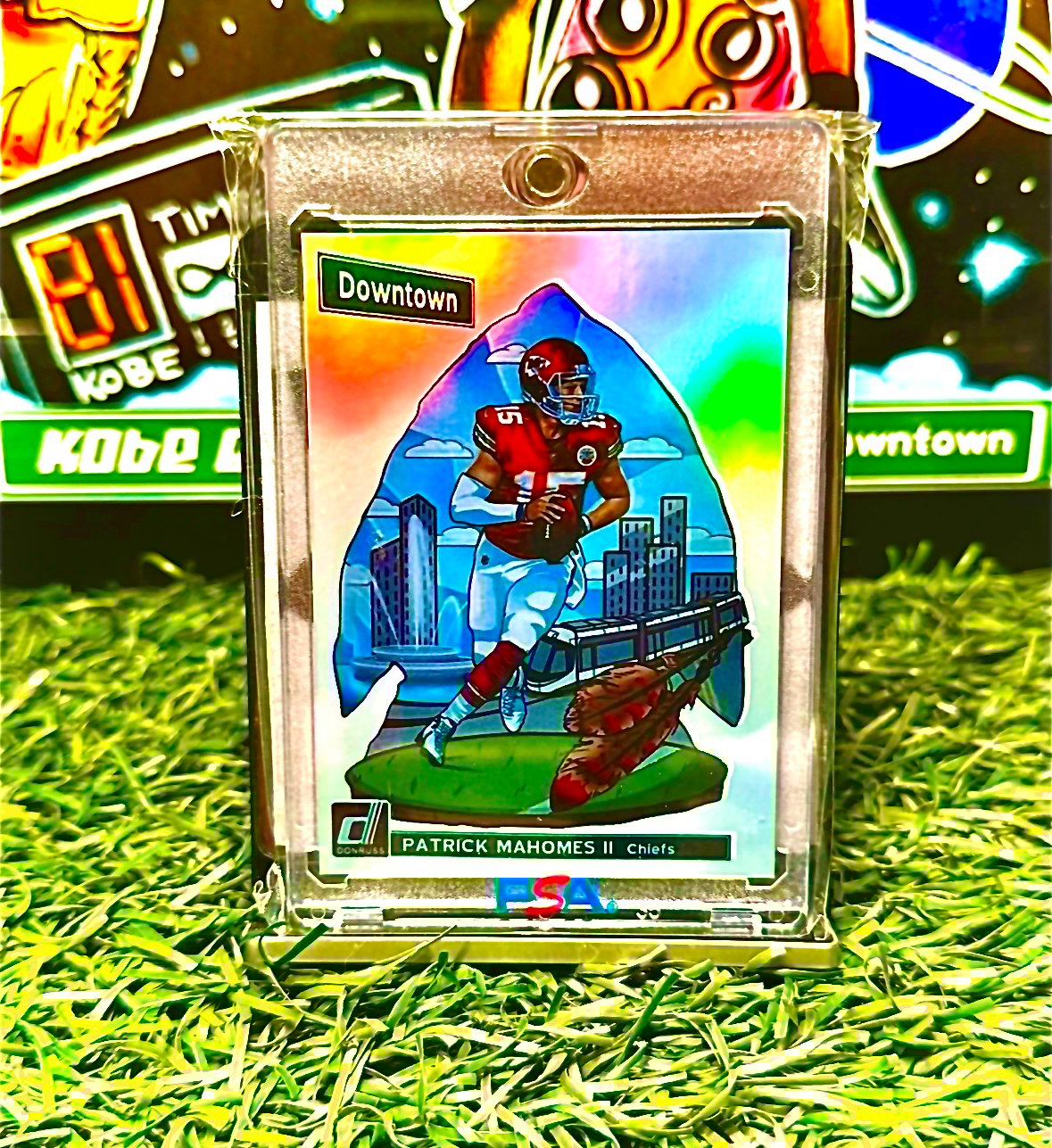 Patrick Mahomes 2018 Donruss Downtown (Custom Card)