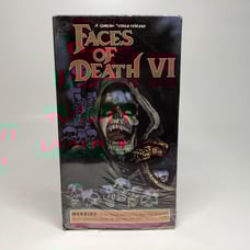 Faces of Death VI VHS RARE