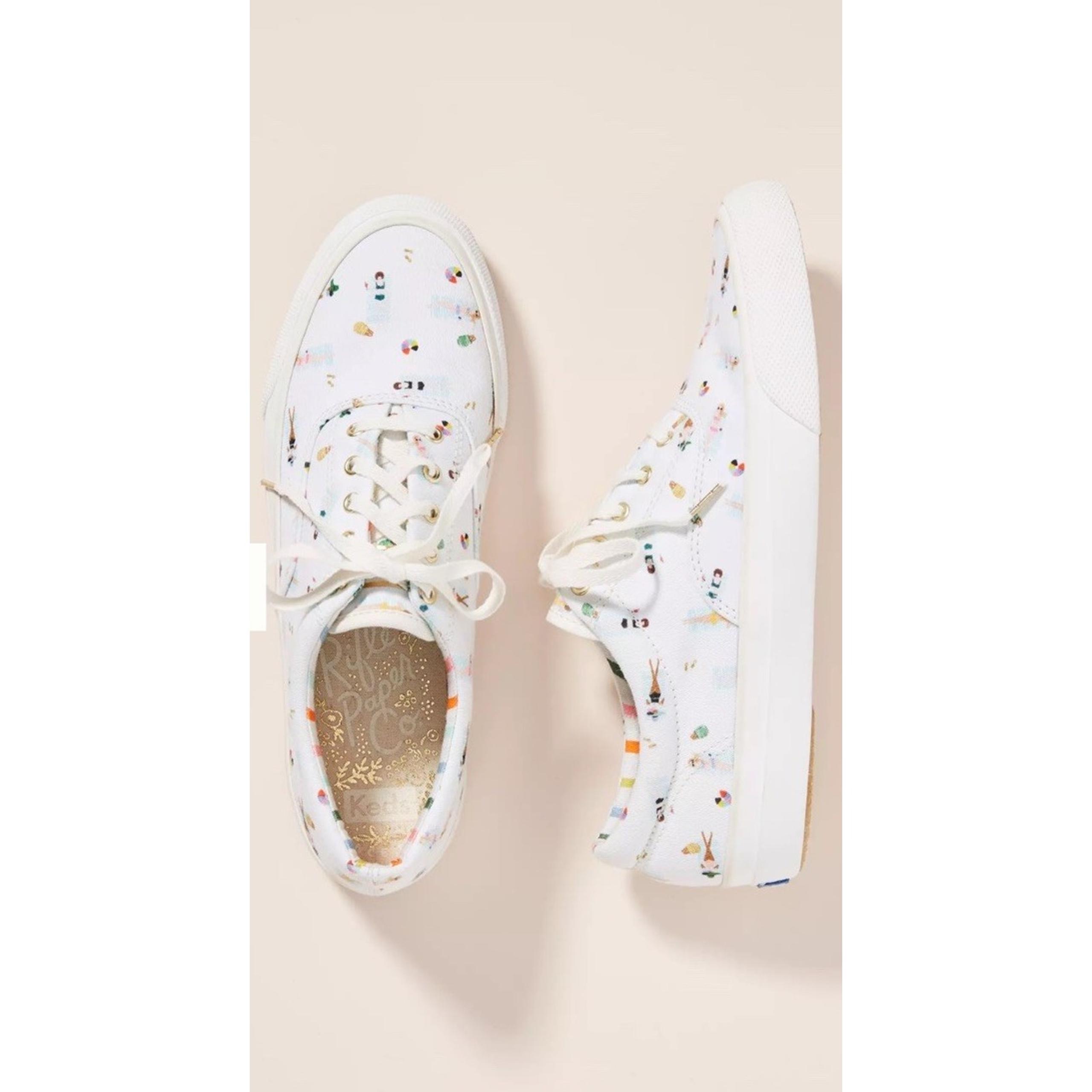 Keds x Rifle Paper Co Sun Girl Sneakers Cream 8.5