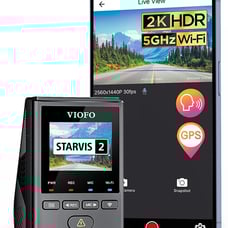VIOFO A119 Mini 2 Dash Cam, 2K 60fps, STARVIS 2, HDR, Wi-Fi GPS, W/NV Car Camera