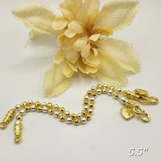 Gold and silver bubble bracelet for kids