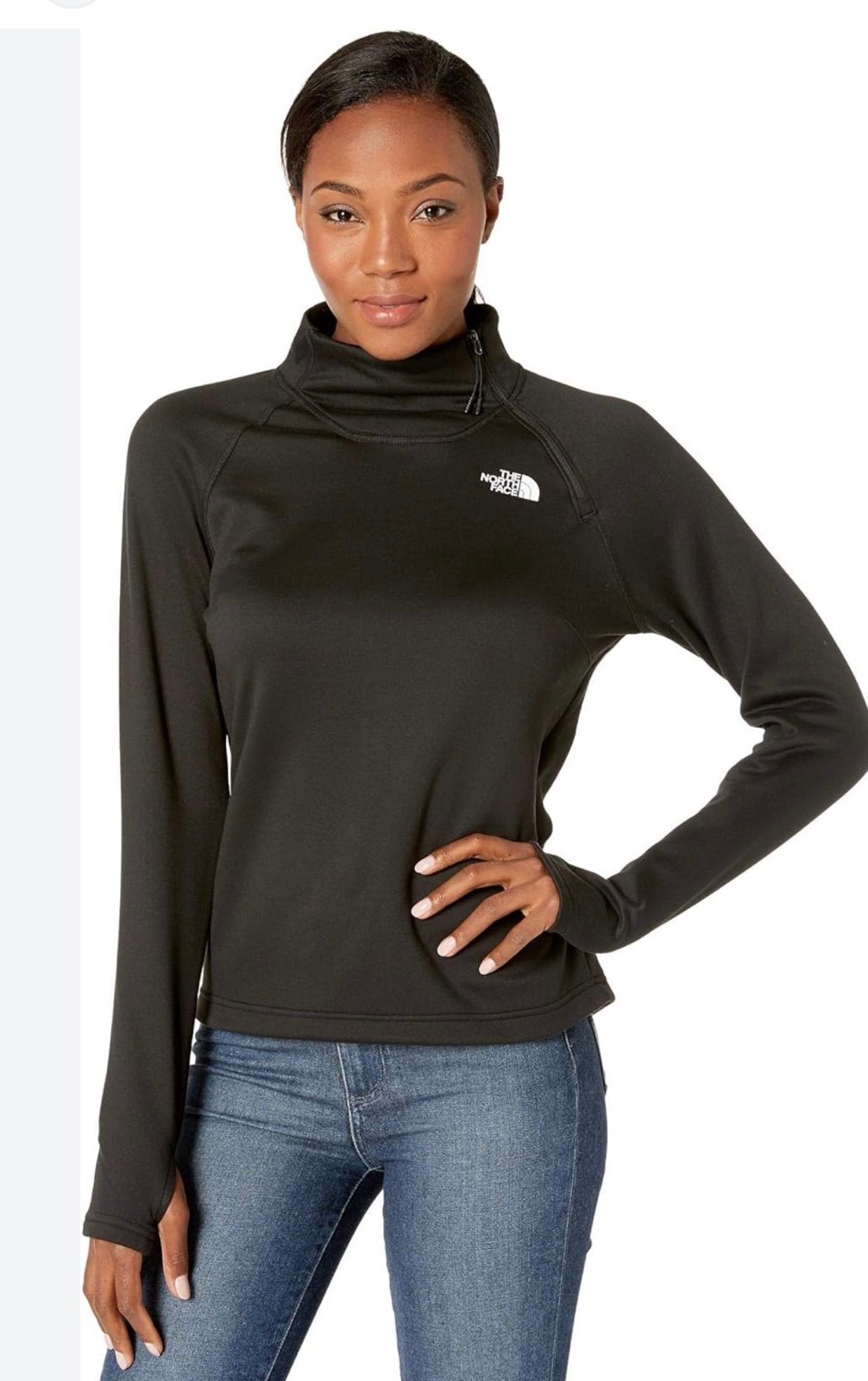 The North Face Women's Canyonlands 1/4 Zip fleece jacket large woman