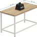 Small Rectangular Coffee Table Simple Modern Open Design Minimalist Center Table