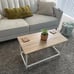 Small Rectangular Coffee Table Simple Modern Open Design Minimalist Center Table
