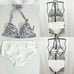 Pink Victoria Secret NWT Sz XL Black White Swim Top High Rise White Bottom Set