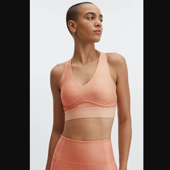 Fabletics Iridescent Copper All Day Every Day Low Impact Bra M
