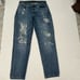 Judy Blue Mid-Rise Destroyed Distressed Boyfriend Jeans Style #8286 size 5/27