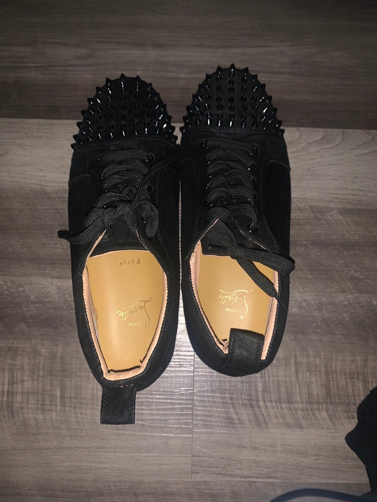 Black Suede Christian Loubatins