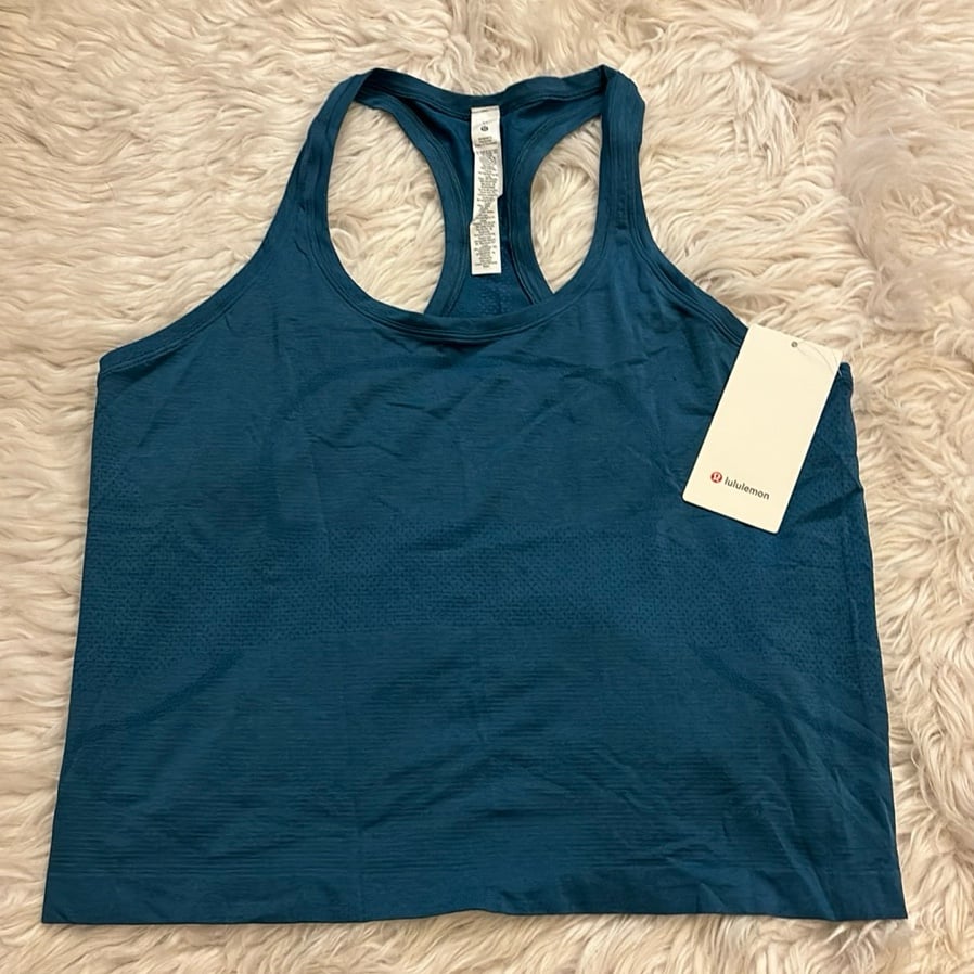 Lululemon Swiftly Tech Racerback 2.0 *Race, Capri / Capture Blue, Size 12