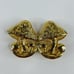 Vtg 1973 Mimi Di N Signed Gold Mushroom Interlocking Belt Buckle Mushroomcore