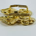 Vtg 1973 Mimi Di N Signed Gold Mushroom Interlocking Belt Buckle Mushroomcore
